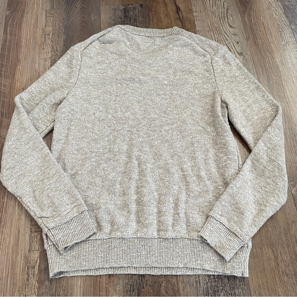 Outerknown Hemisphere oatmeal Crewneck Sweater M - Picture 3 of 8